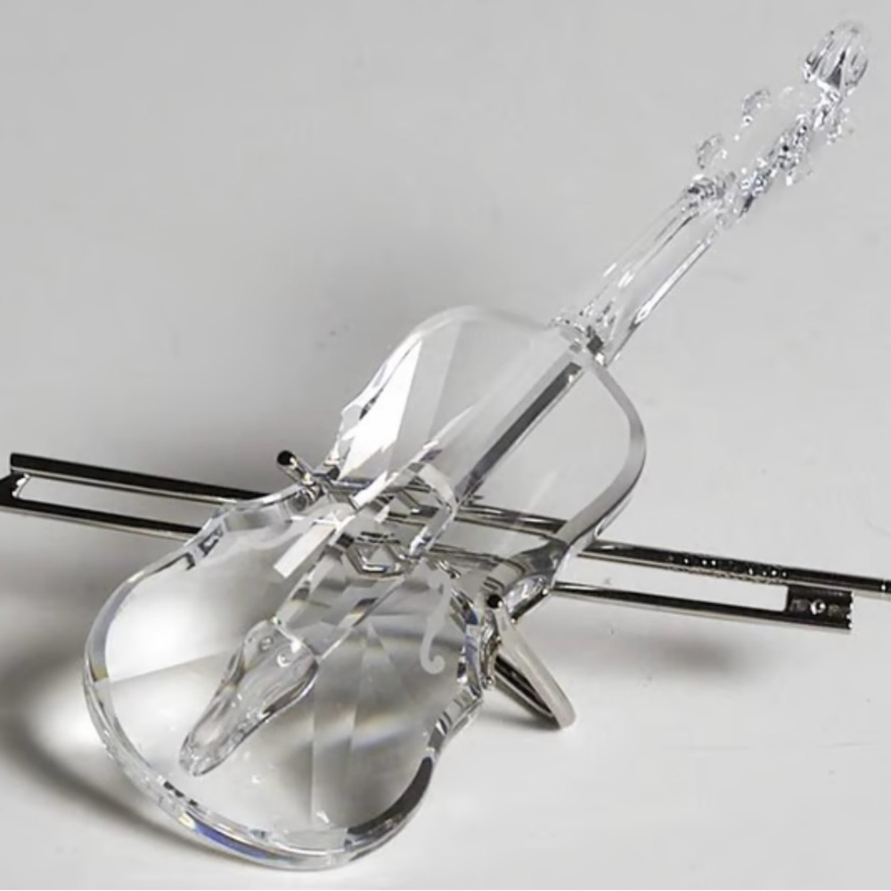 Swarovski Crystal Violin Figurine